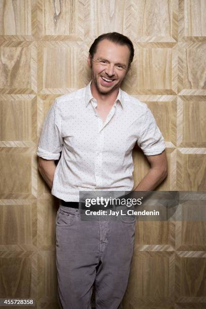 British actor Simon Pegg Simon Pegg is photographed for Los Angeles Times on July 31, 2014 in West Hollywood, California. PUBLISHED IMAGE. CREDIT...