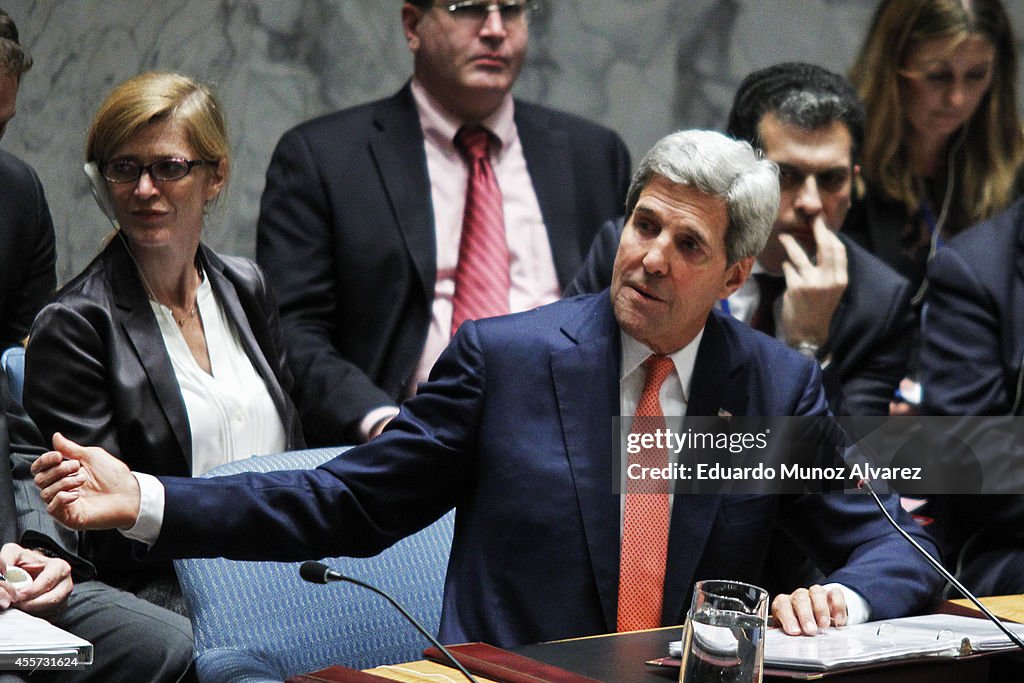 John Kerry Chairs UN Security Council Meeting On Iraq