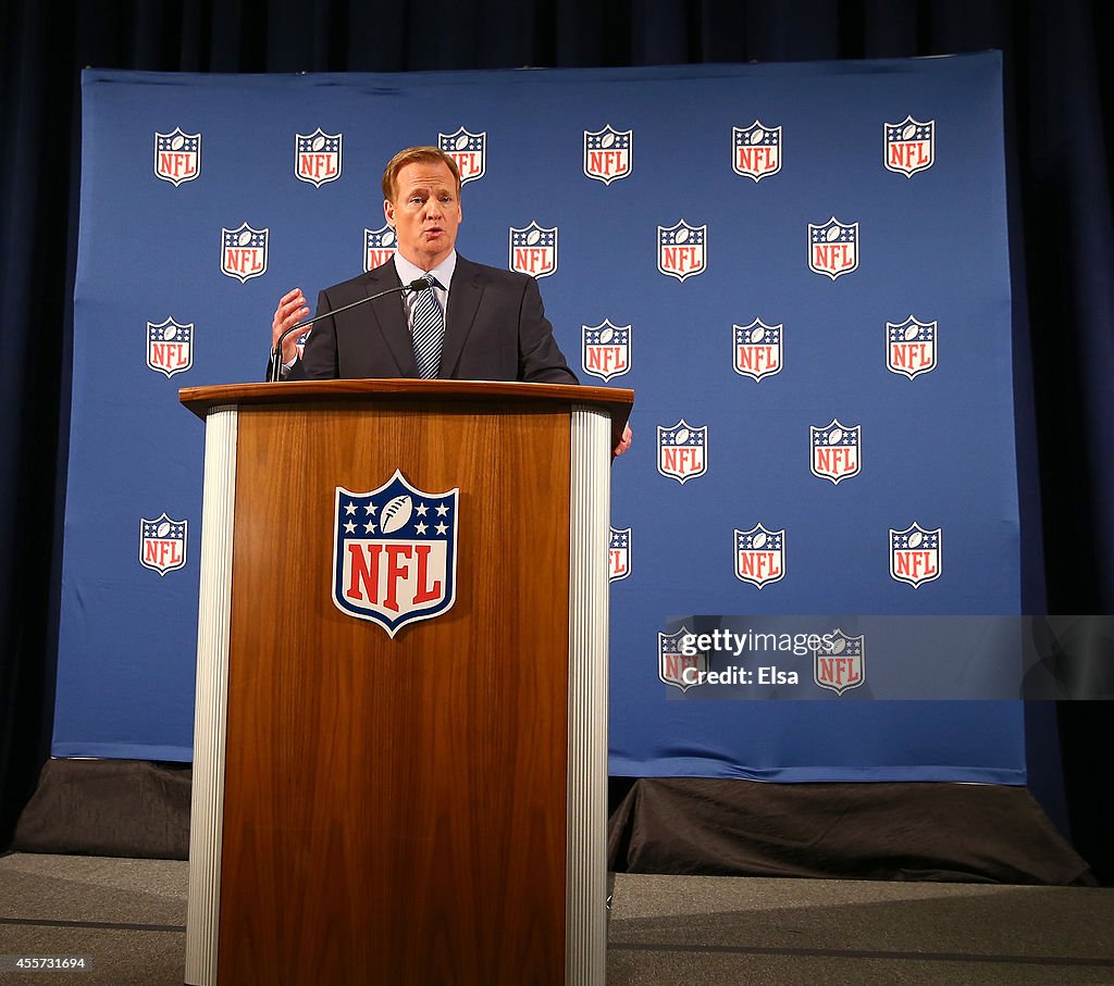 NFL Commissioner Roger Goodell News Conference