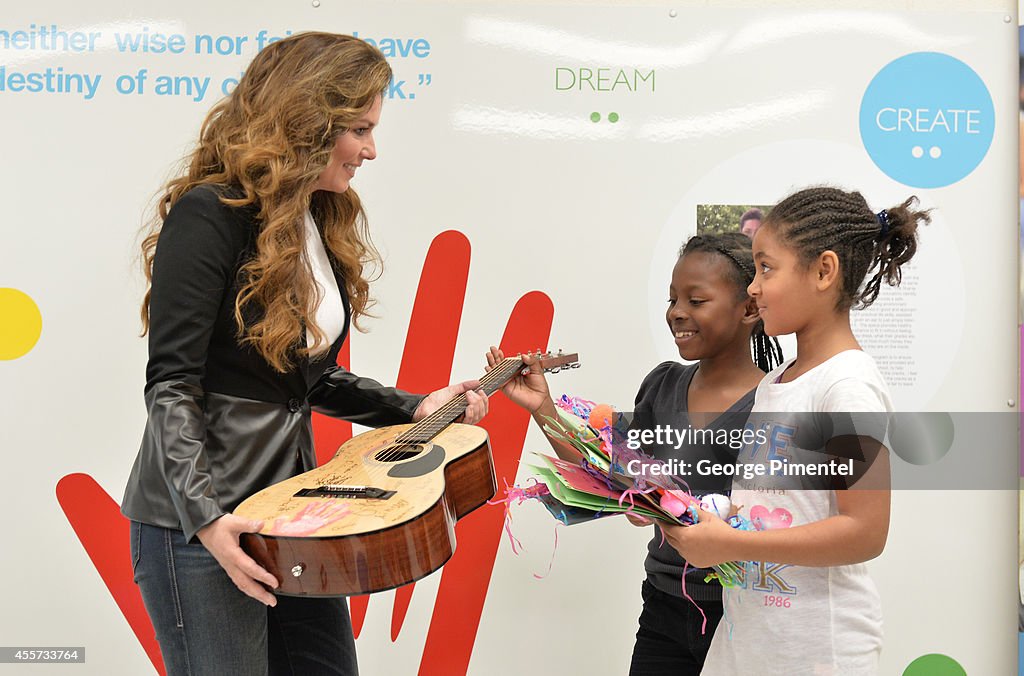 Shania Twain, The Dilawri Foundation And The Peel Board Launch "Shania Kids Can" Clubhouse