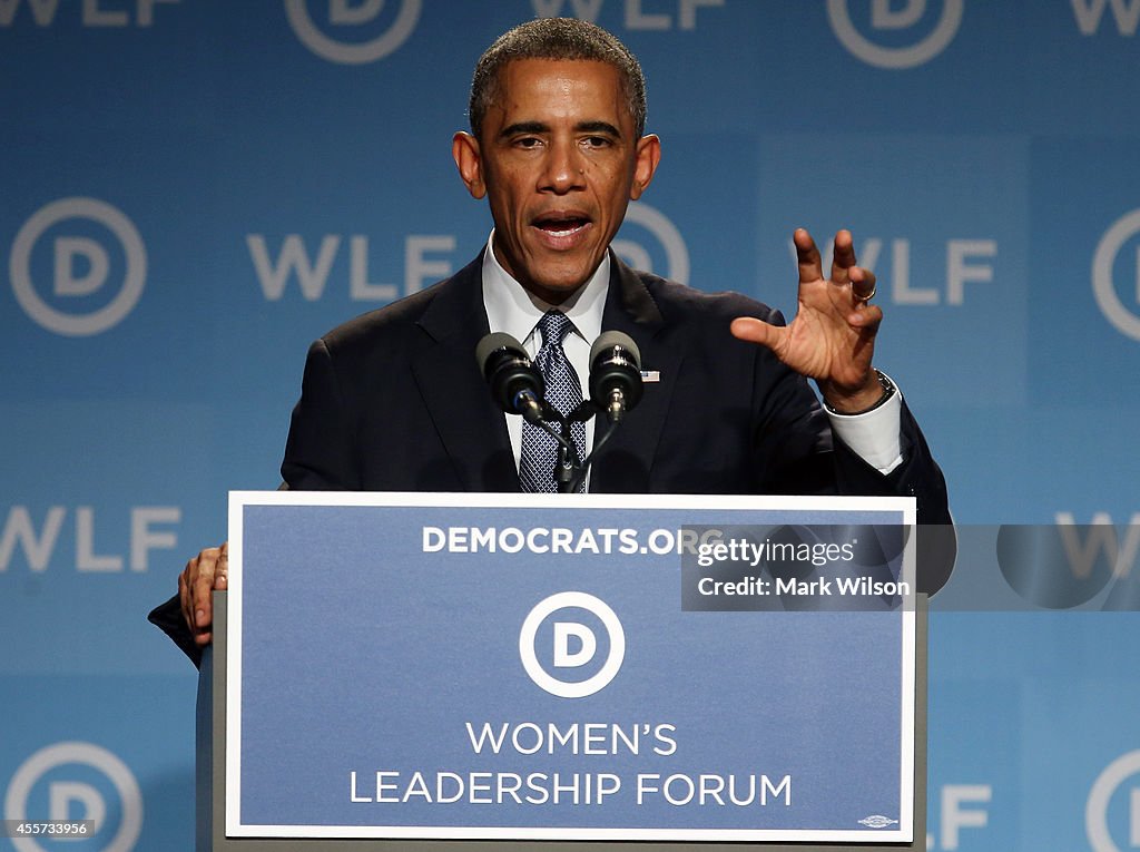 Obama, Biden, Hillary Clinton Address DNC's Women's Leadership Forum Conference