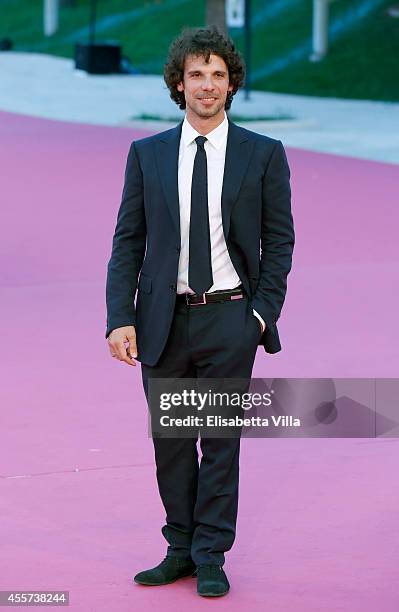 Actor Francesco Montanari attends Roma Fiction Fest 2014 Closing Ceremony Pink Carpet at Auditorium Parco Della Musica on September 19, 2014 in Rome,...