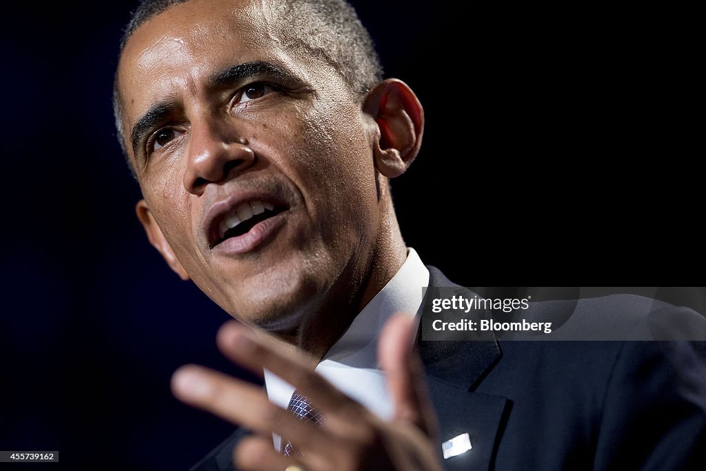 President Obama Speaks At The DNC Women's Leadership Forum