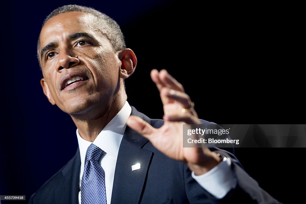 President Obama Speaks At The DNC Women's Leadership Forum