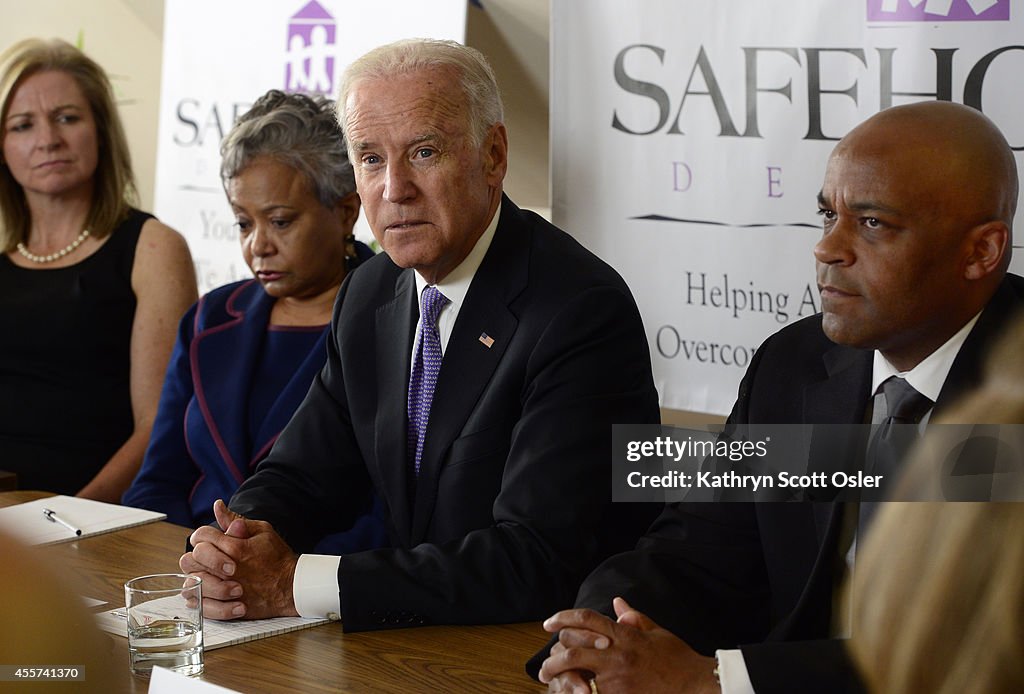 Vice President Joe Biden travels to Denver to hold a roundtable discussion on domestic violence with Denver Mayor Michael Hancock along with advocates, law enforcement officials, local service providers, as well as survivors of domestic violence.