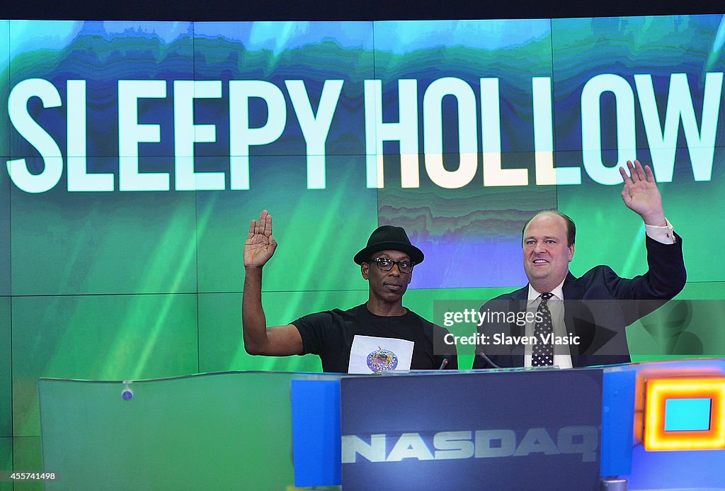 The Cast Of "Sleepy Hollow" Ring The NASDAQ Closing Bell