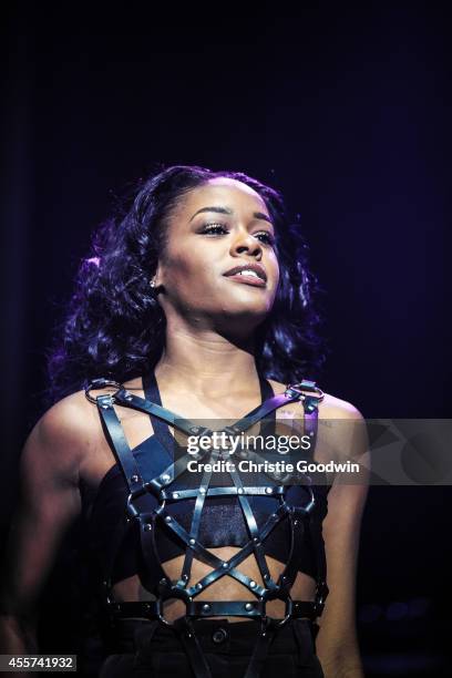 Azealia Banks performs on stage at Brixton Academy on September 19, 2014 in London, United Kingdom.