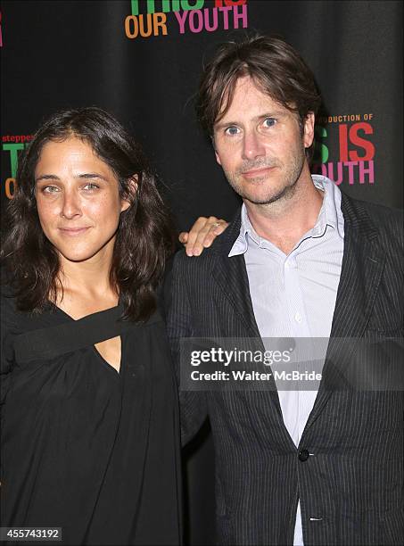 Lily Thorne and Josh Hamilton attend the Broadway Opening Night Performance of 'This Is Our Youth' at the Cort Theatre on September 11, 2014 in New...