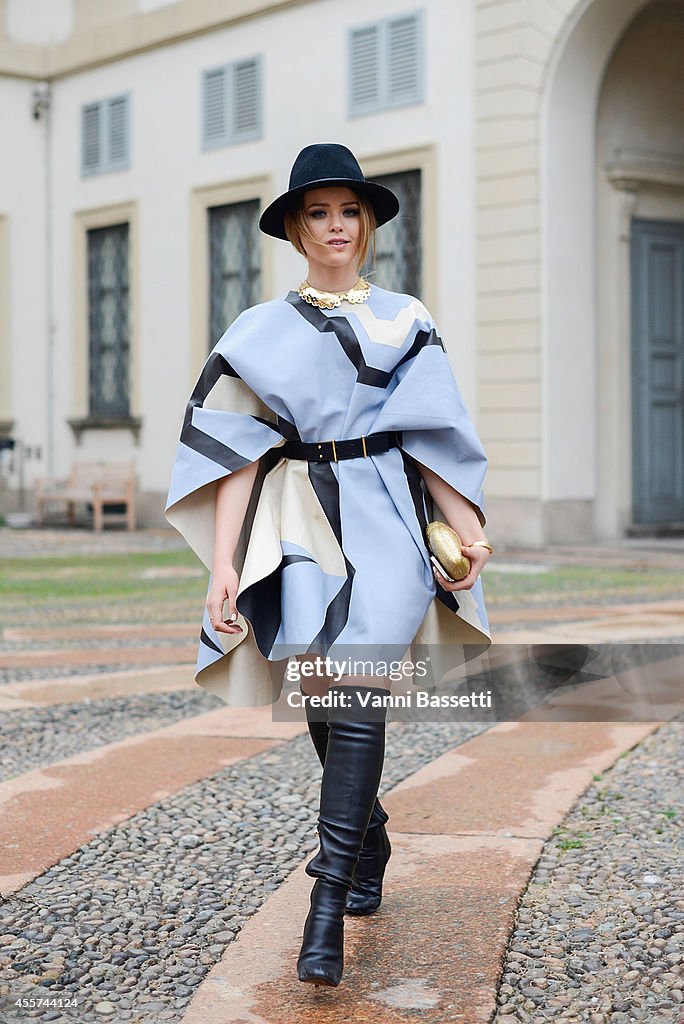 Street Style - Day 3 - Milan Fashion Week Womenswear Spring/Summer 2015