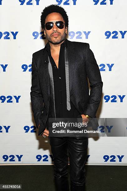 Singer Lenny Kravitz attends the 92Y Presents An Evening with Lenny Kravitz at 92Y on September 19, 2014 in New York City.