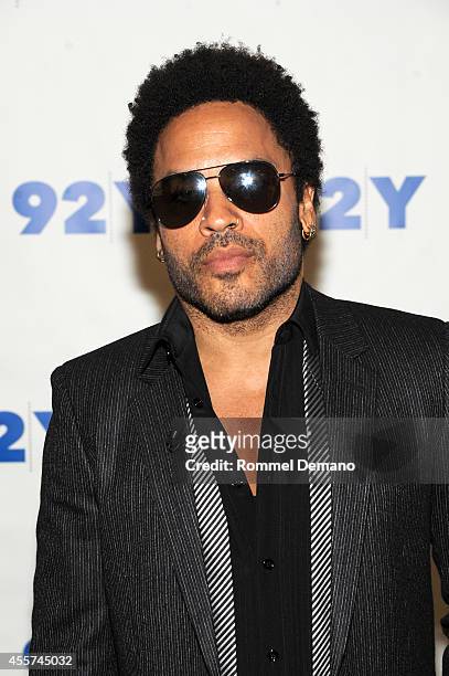 Singer Lenny Kravitz attends the 92Y Presents An Evening with Lenny Kravitz at 92Y on September 19, 2014 in New York City.