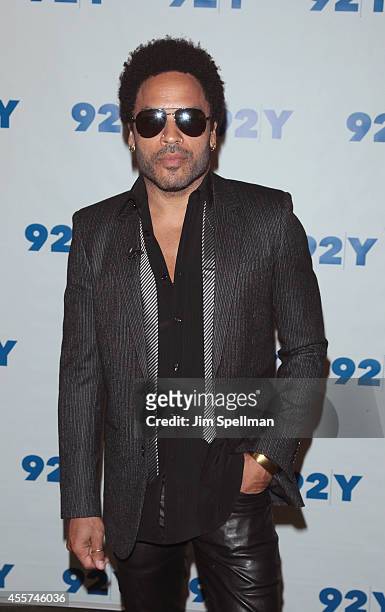 Singer/songwriter Lenny Kravitz attends the 92nd Street Y Presents An Evening With Lenny Kravitz on September 19, 2014 in New York City.