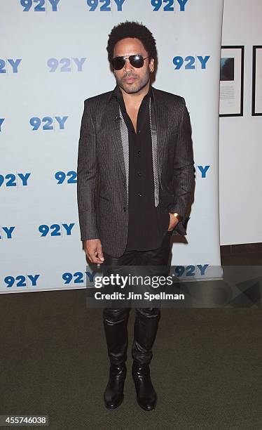 Singer/songwriter Lenny Kravitz attends the 92nd Street Y Presents An Evening With Lenny Kravitz on September 19, 2014 in New York City.