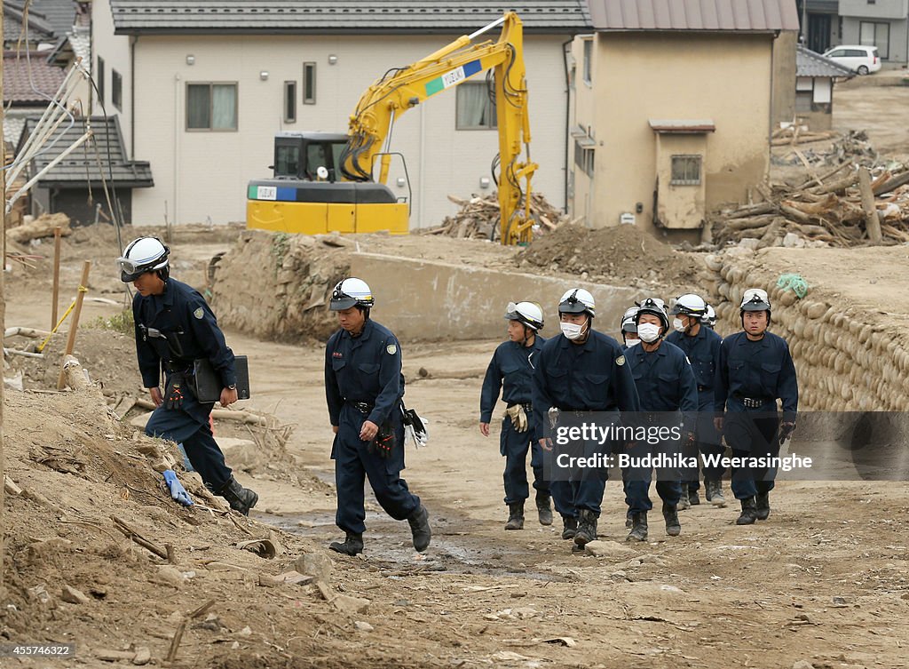 Recovery Continues One Month After Landslides In Hiroshima