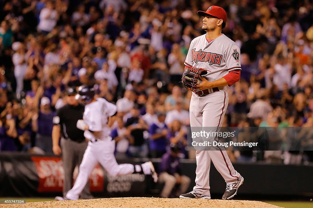 Arizona Diamondbacks v Colorado Rockies