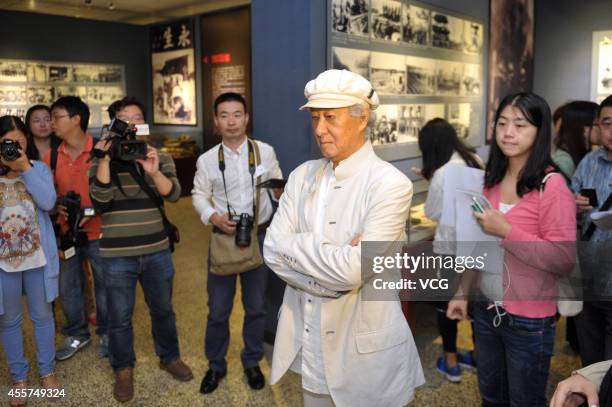 Arata Isozaki, a Japanese architect who designed Jianchuan Museum and acknowledged Japanese War of Aggression against China visits Jianchuan Museum...