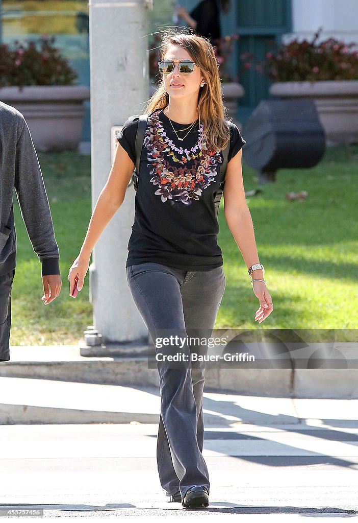 Celebrity Sightings In Los Angeles - September 19, 2014