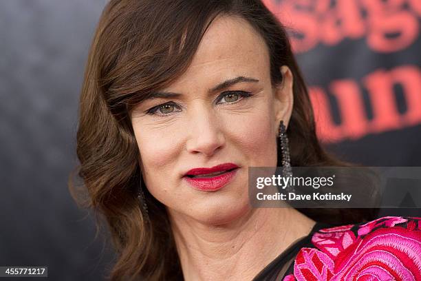 Juliette Lewis attends the "August: Osage County" premiere at Ziegfeld Theater on December 12, 2013 in New York City.