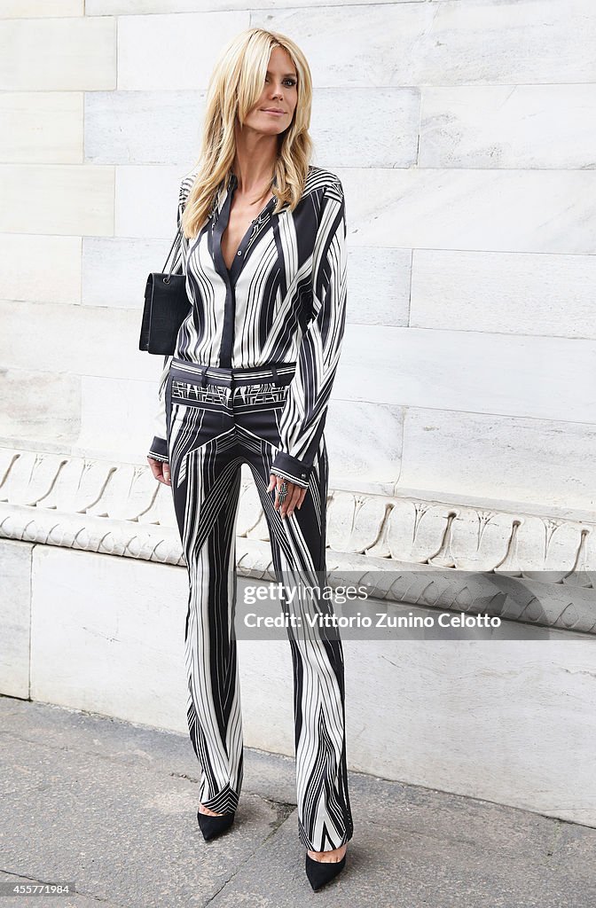 Roberto Cavalli - Front Row - Milan Fashion Week Womenswear Spring/Summer 2015