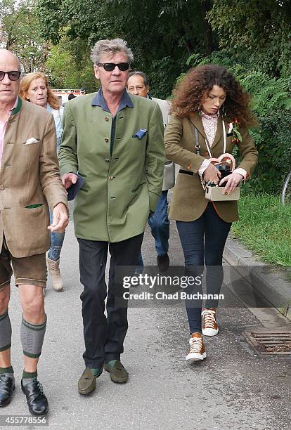 Prince Ernst August of Hanover and Simona sighted during Oktoberfest at Theresienwiese on September 20, 2014 in Munich, Germany.