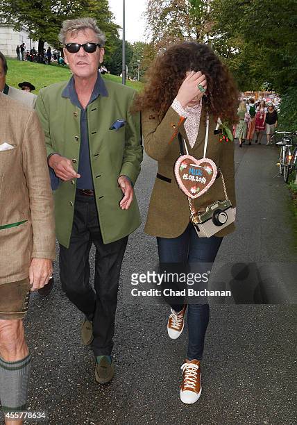 Prince Ernst August of Hanover and Simona sighted during Oktoberfest at Theresienwiese on September 20, 2014 in Munich, Germany.