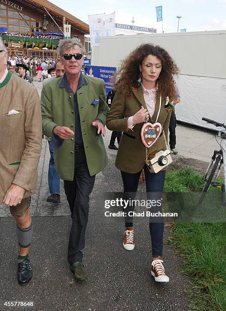 Prince Ernst August of Hanover and Simona sighted during Oktoberfest at Theresienwiese on September 20, 2014 in Munich, Germany.