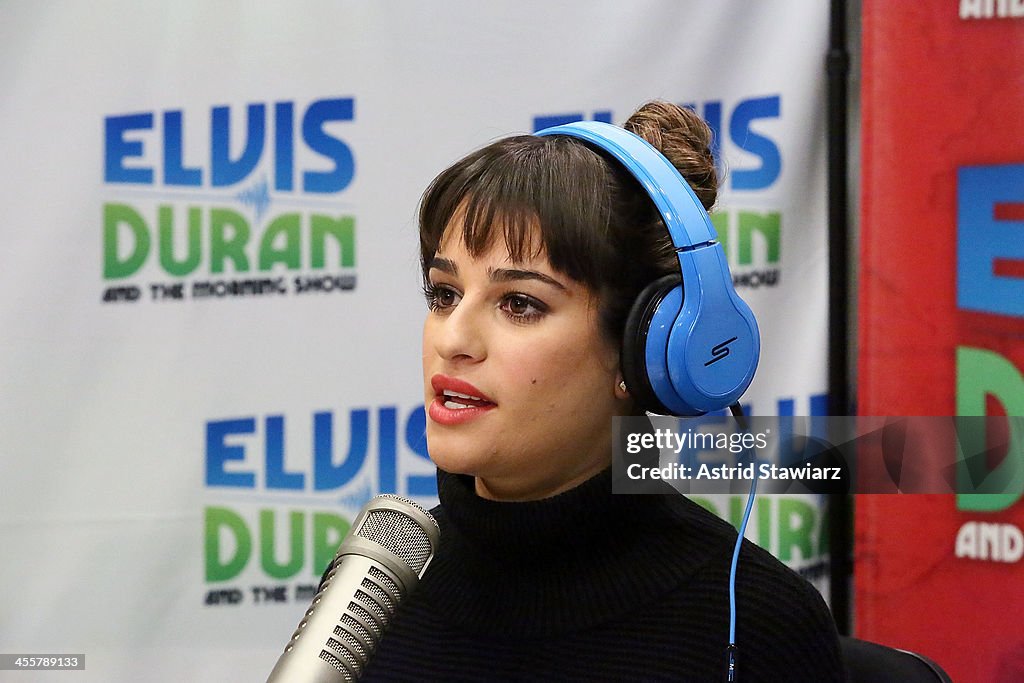 Lea Michele Visits The Elvis Duran Z100 Morning Show