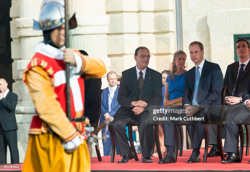 The Duke Of Cambridge Visits Malta - Day 1