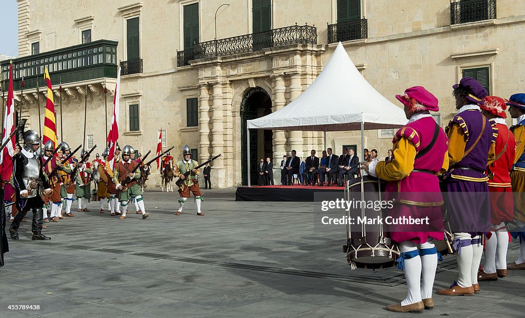 The Duke Of Cambridge Visits Malta - Day 1