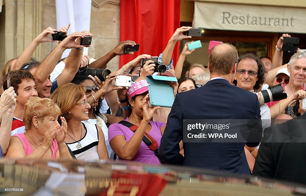 The Duke Of Cambridge Visits Malta - Day 1