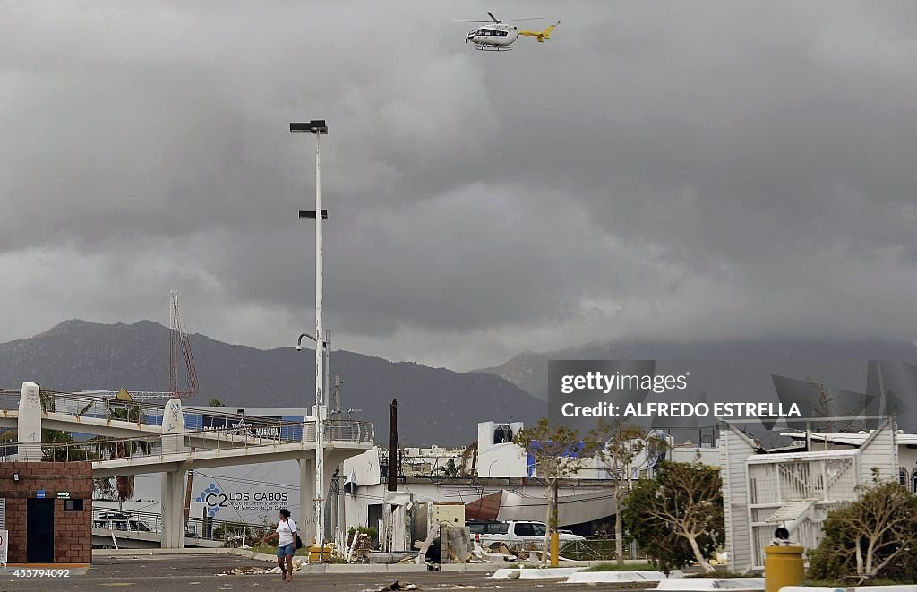 MEXICO-HURRICANE-ODILE-AFTERMATH