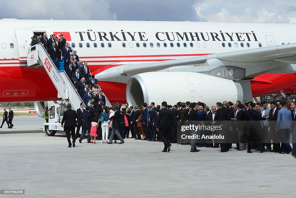 Freed Turkish hostages arrived in Ankara