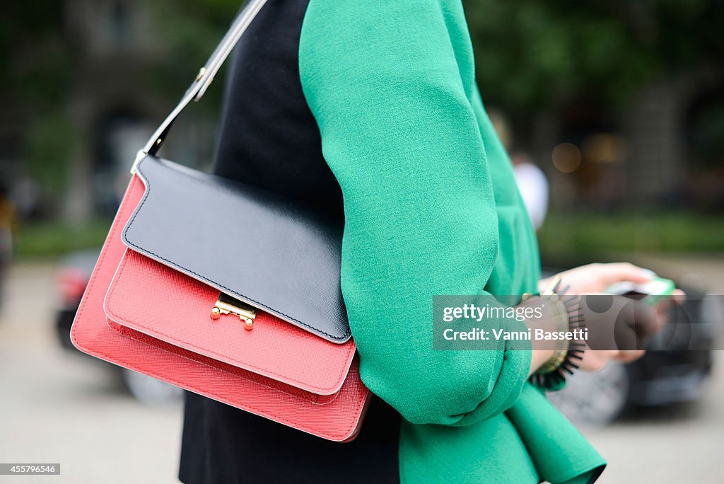 Street Style - Day 4 - Milan Fashion Week Womenswear Spring/Summer 2015