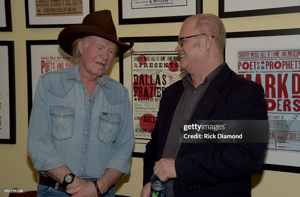 Country Music Hall Of Fame And Museum Presents Billy Joe Shaver Songwriter Session During Americana Music Festival & Conference