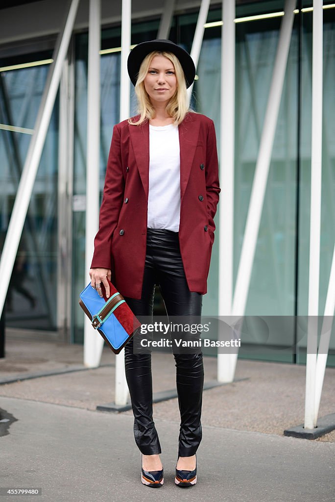 Street Style - Day 4 - Milan Fashion Week Womenswear Spring/Summer 2015