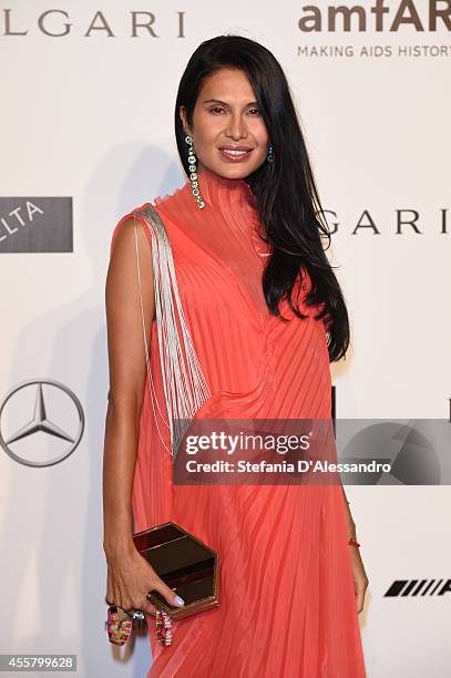 Goga Ashkenazi attends the amfAR Milano 2014 - Gala as part of Milan Fashion Week Womenswear Spring/Summer 2015 on September 20, 2014 in Milan, Italy.