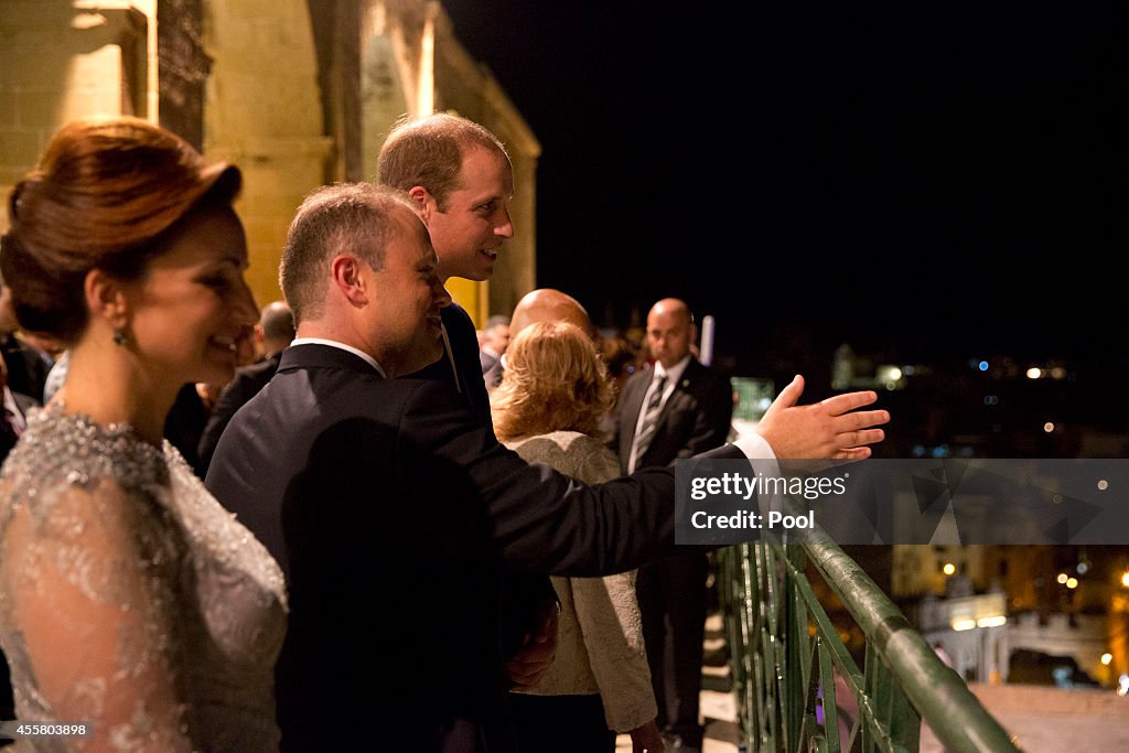 The Duke Of Cambridge Visits Malta - Day 1