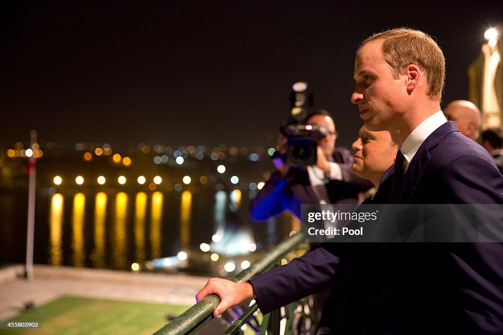 The Duke Of Cambridge Visits Malta - Day 1