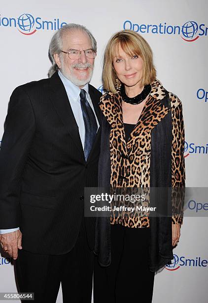 Actress Susan Blakely and producer Steve Jaffe attend the 2014 Operation Smile Gala at the Beverly Wilshire Four Seasons Hotel on September 19, 2014...