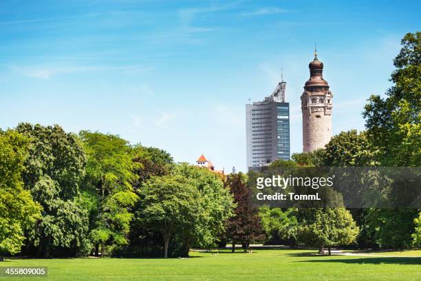 clara zetkin park in leipzig, germany - german culture stock pictures, royalty-free photos & images