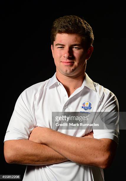 Portrait of Cameron Young of Team USA during the 2014 Junior Ryder Cup of Previews on September 20, 2014 in Blairgowrie, Scotland.