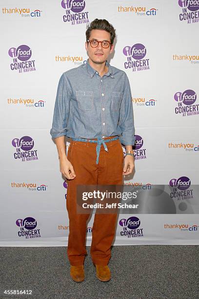 Musician John Mayer attends Food Network In Concert on September 20, 2014 in Chicago, United States.