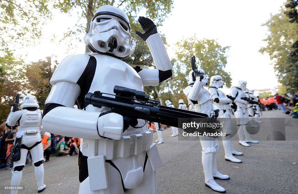 Star Wars parade at Madrid streets