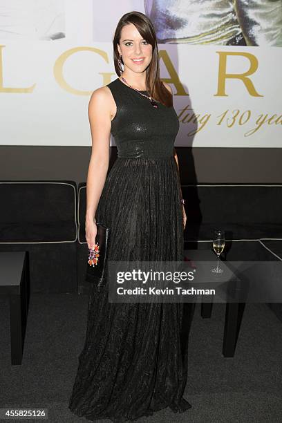 Michelle Ryan attends amfAR Milano 2014 event during Milan Fashion Week Womenswear Spring/Summer 2015 on September 20, 2014 in Milan, Italy.