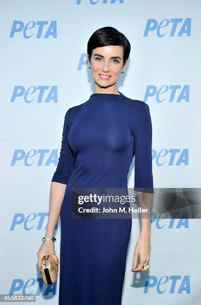 Actress Victoria Summer attends PETA's Vegan Luau at Sam Simon's home