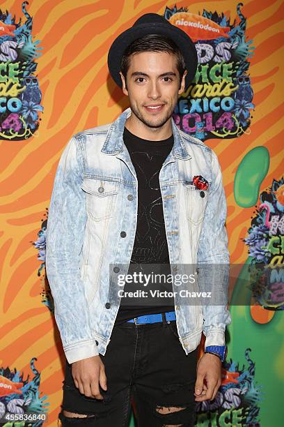 Alvaro Romo attends the Nickelodeon Kids' Choice Awards Mexico 2014 at Pepsi Center WTC on September 20, 2014 in Mexico City, Mexico.