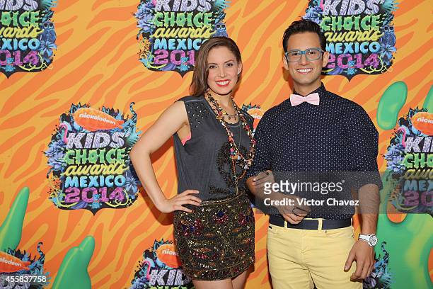 LiesL and Fer attend the Nickelodeon Kids' Choice Awards Mexico 2014 at Pepsi Center WTC on September 20, 2014 in Mexico City, Mexico.