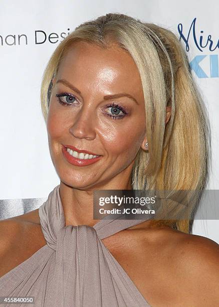 Tv personality/model Liz Fuller attends Friend Movement's Stardust Soiree at Madame Tussauds on September 20, 2014 in Hollywood, California.