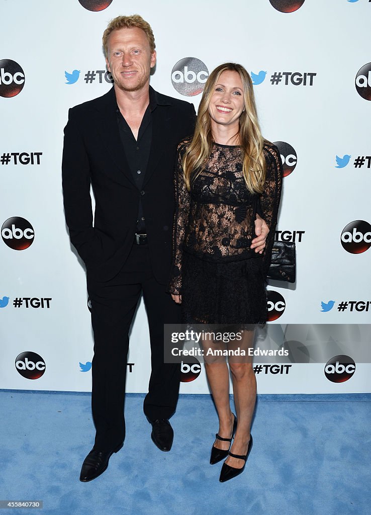 Actor Kevin McKidd and his wife Jane Parker arrive at the TGIT... News