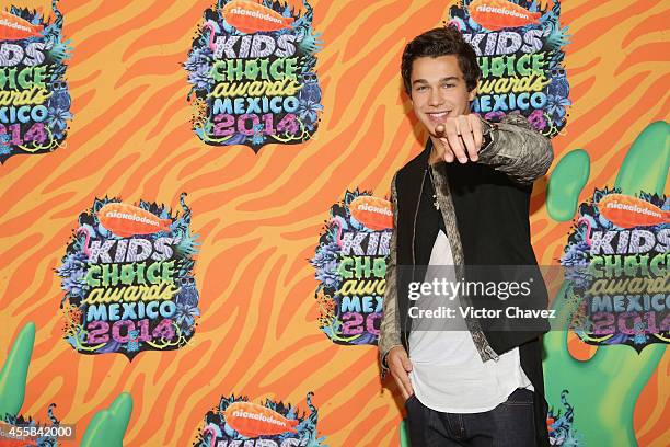 Austin Mahone attends the Nickelodeon Kids' Choice Awards Mexico 2014 at Pepsi Center WTC on September 20, 2014 in Mexico City, Mexico.